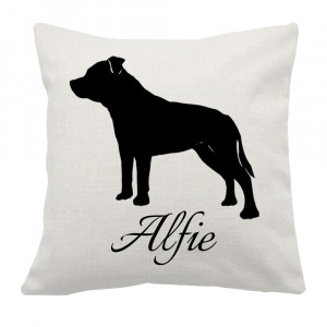 Personalised Staffy Cushion