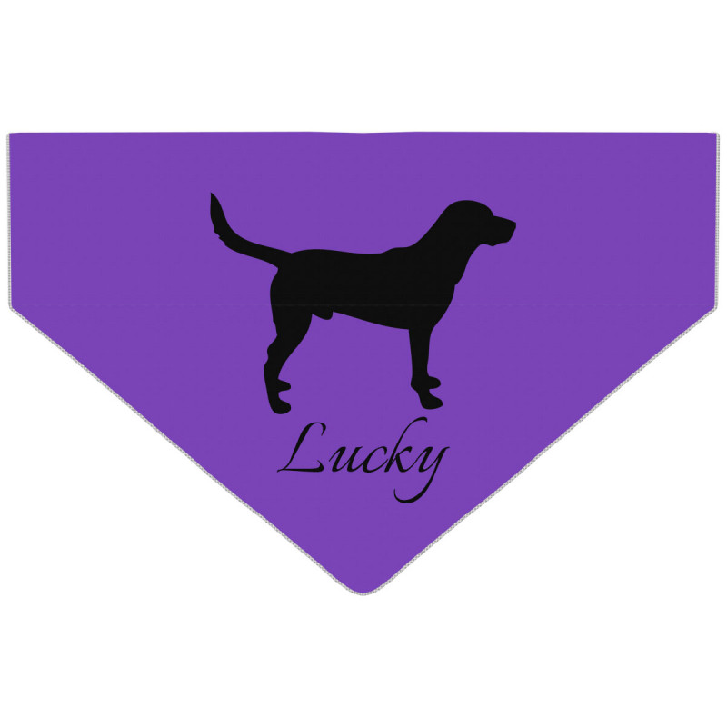 Personliased Black Labrador Dog Bandana