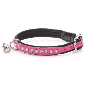 Crystalised Pink Cat Collar