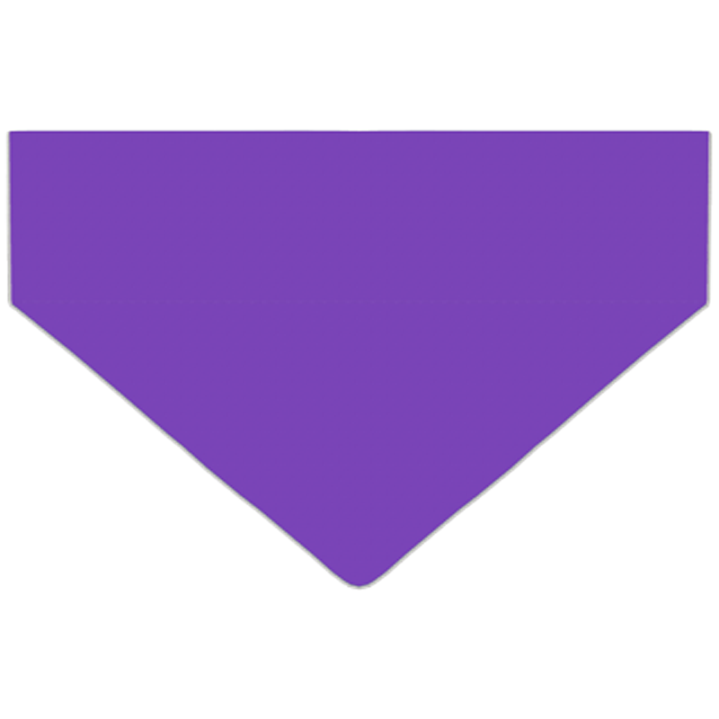 Personalised Purple Dog Bandana Slip Onto Collar