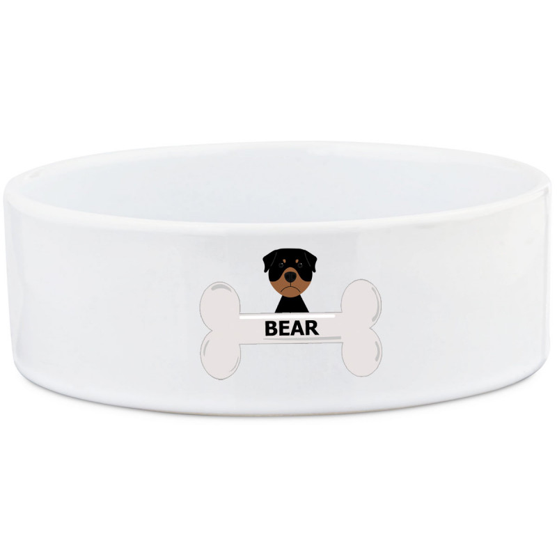 Personalised Rottweiler Dog Bowl