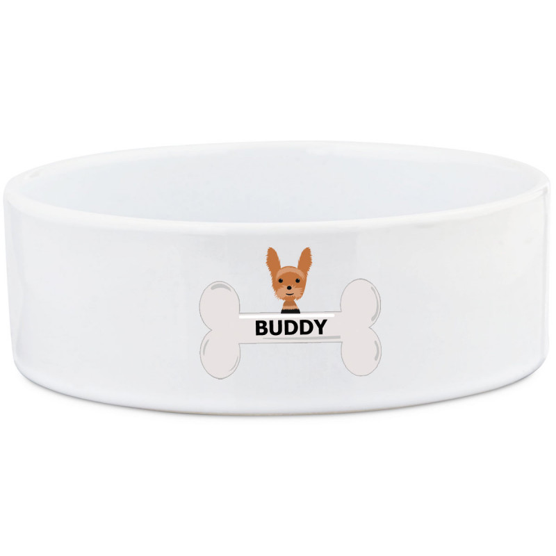 Personalised Yorkie Dog Bowl
