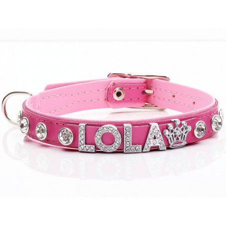 dog collars pink