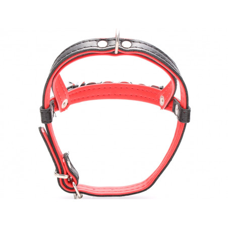 Hundegeschirr Aus PU-Leder Für Große Hunde – Verstellbar, Hals 45-60 Cm, Brust 65-85 Cm | Farben: Schwarz, Pink, Rot, Etc.