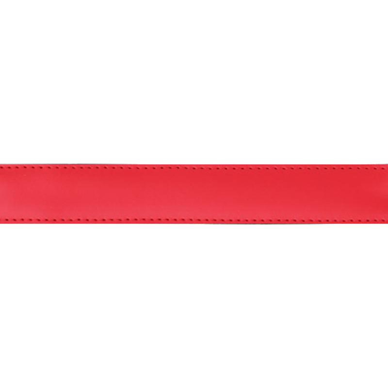 Red Leather Martingale HalfChoke Dog Collar