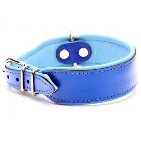 Hundehalsband Aus Diamant-Faser In Blau – Stylisch & Sicher Für Kleine & Mittlere Hunde, 45,7 Cm