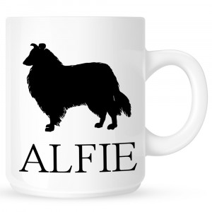 Personalised Collie Coffe Mug