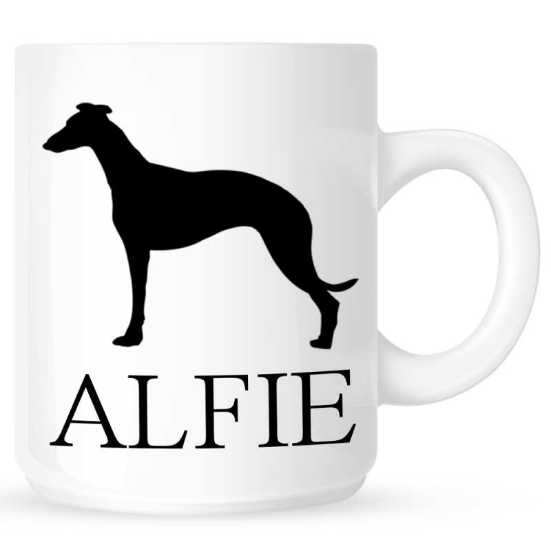Personalised Whippet Coffe Mug