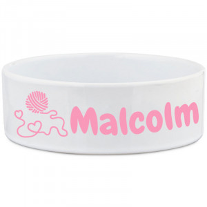 Personalised Cat Bowl with...