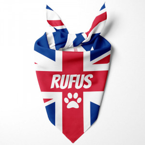 Personalised Union Jack Dog...