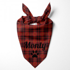 Personalised Red Plaid...