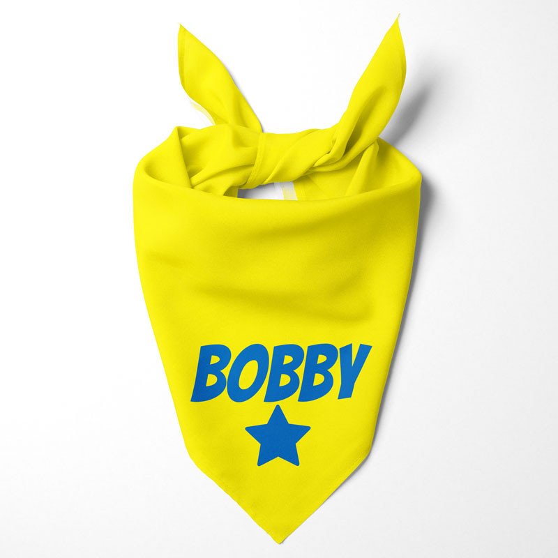 Yellow dog bandana deals