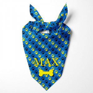 Personalised Blue, Yellow &...