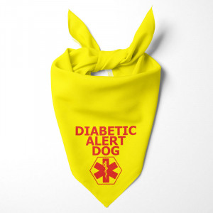 Diabetic Alert Dog Bandana