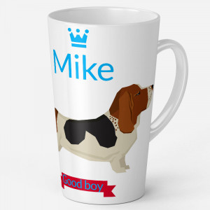 Personalized Basset Hound Mug