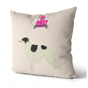 Personalized Borzoi Pillow