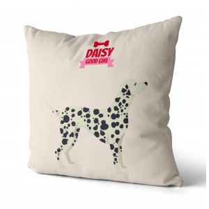 Personalized Dalmatian Pillow