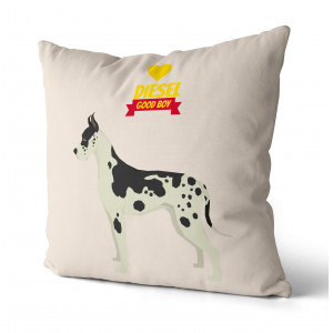 Personalized Great Dane Pillow