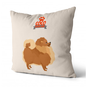 Personalized Pomeranian Pillow