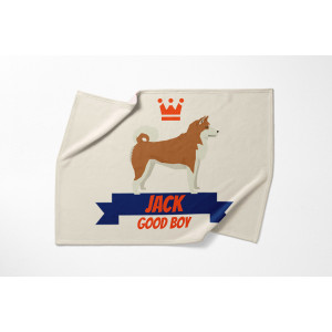 Personalized Akita Inu Blanket