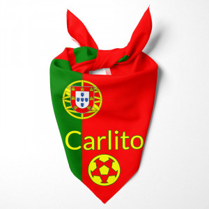 Portuguese Flag Dog Bandana