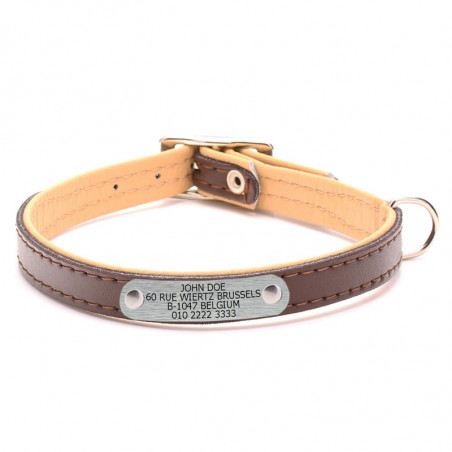 Collana Targhetta Cane In Acciaio Inox Diesel Per Uomo, Nuova Con Confezione