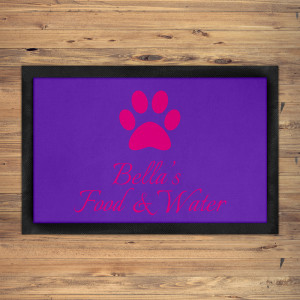 Personalised Purple Dog...