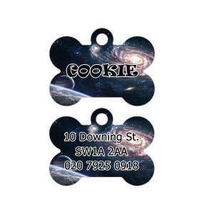 Dog Tag with Stars