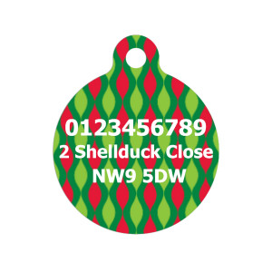 Dog Tag Bulbo Di Natale Albero
