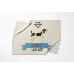Personalized Beagle Blanket