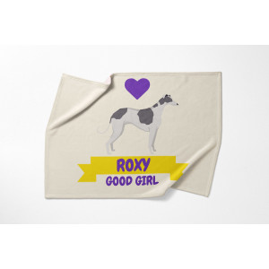 Personalized Greyhound Blanket