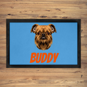 Brussels Griffon Dog Bowl Mat