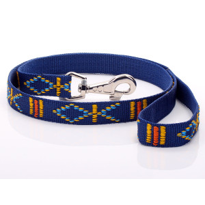 Marineblauw Aztec Patroon...