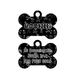 Skull & Kryss Bein Dog Tag