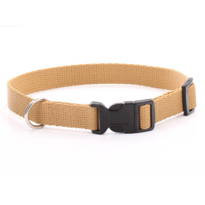 Adjustable Beige Dog Collar