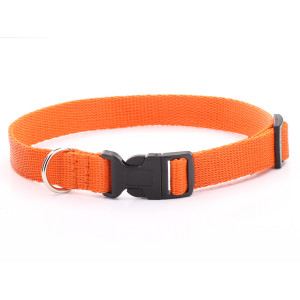 Adjustable Orange Dog Collar