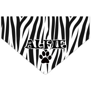 Personlig Zebra Print Hund...