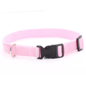 Adjustable Pink Dog Collar