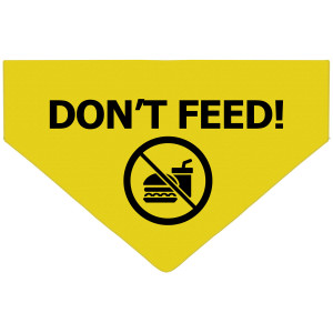 Inte Mata Mig Hund Bandana