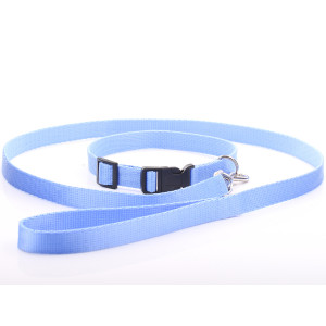 Baby Blauw Nylon Halsband &...