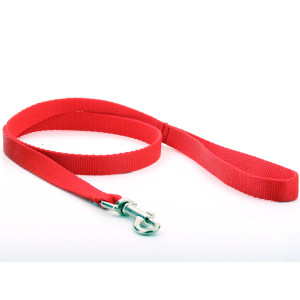 Röd Nylon Hundkoppel