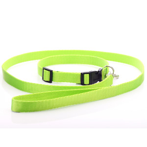 Lime Groen Nylon Halsband &...