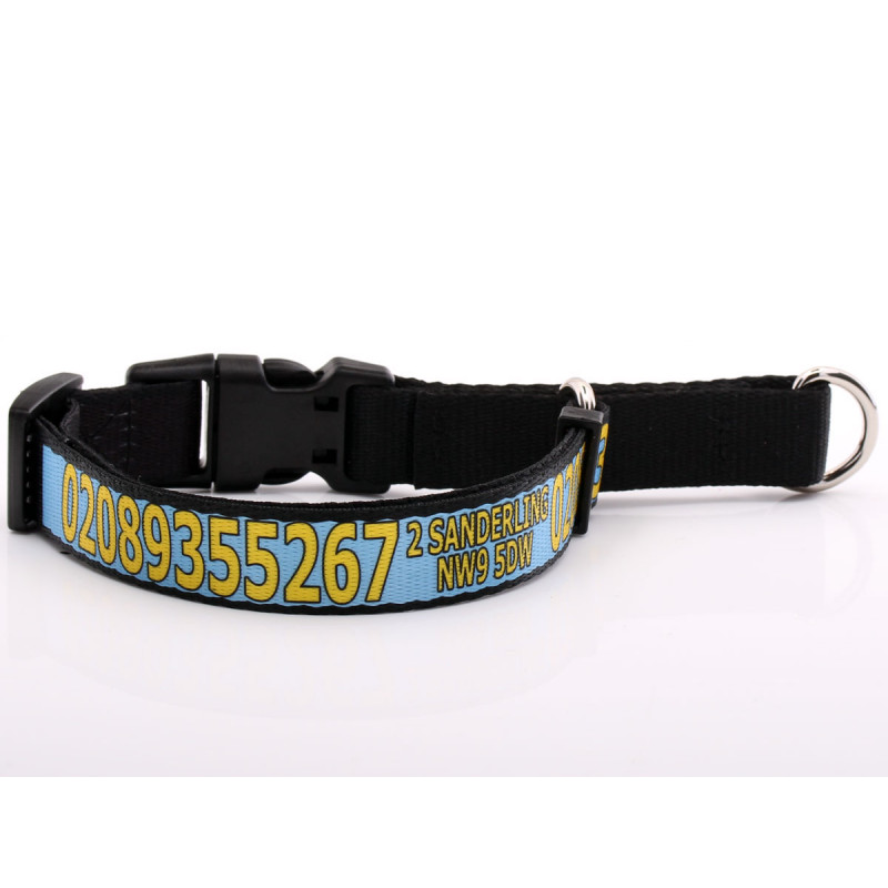 Custom top martingale collar