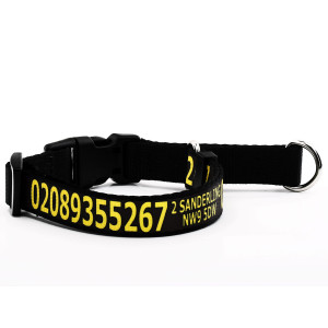 Black Martingale Collar...