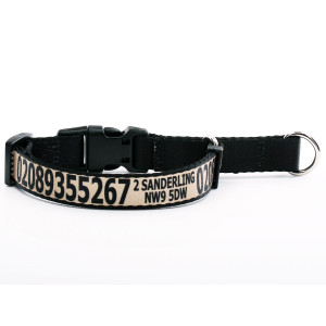 Beige Martingale Collar...