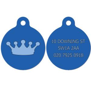 Dog Tag Blu Corona