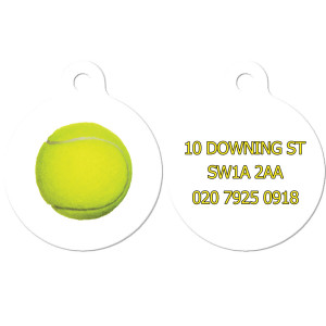 Placa De Perro Con Pelota...