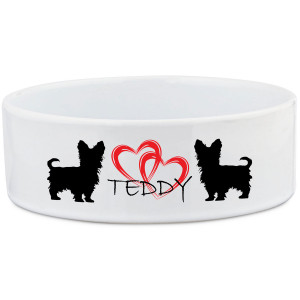 Yorkie Bowl Avec Coeurs