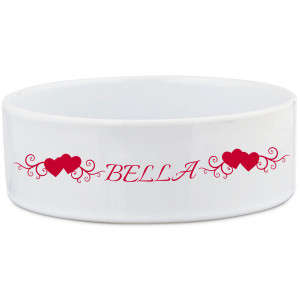 Dog Bowl with Fancy Heart...