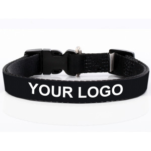 Branded Dog Collar with Logo